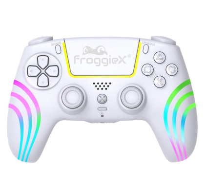 Pad FroggieX Kontroler  FX-P5-GP2-W do PS5 Bezprzewodowy Biały